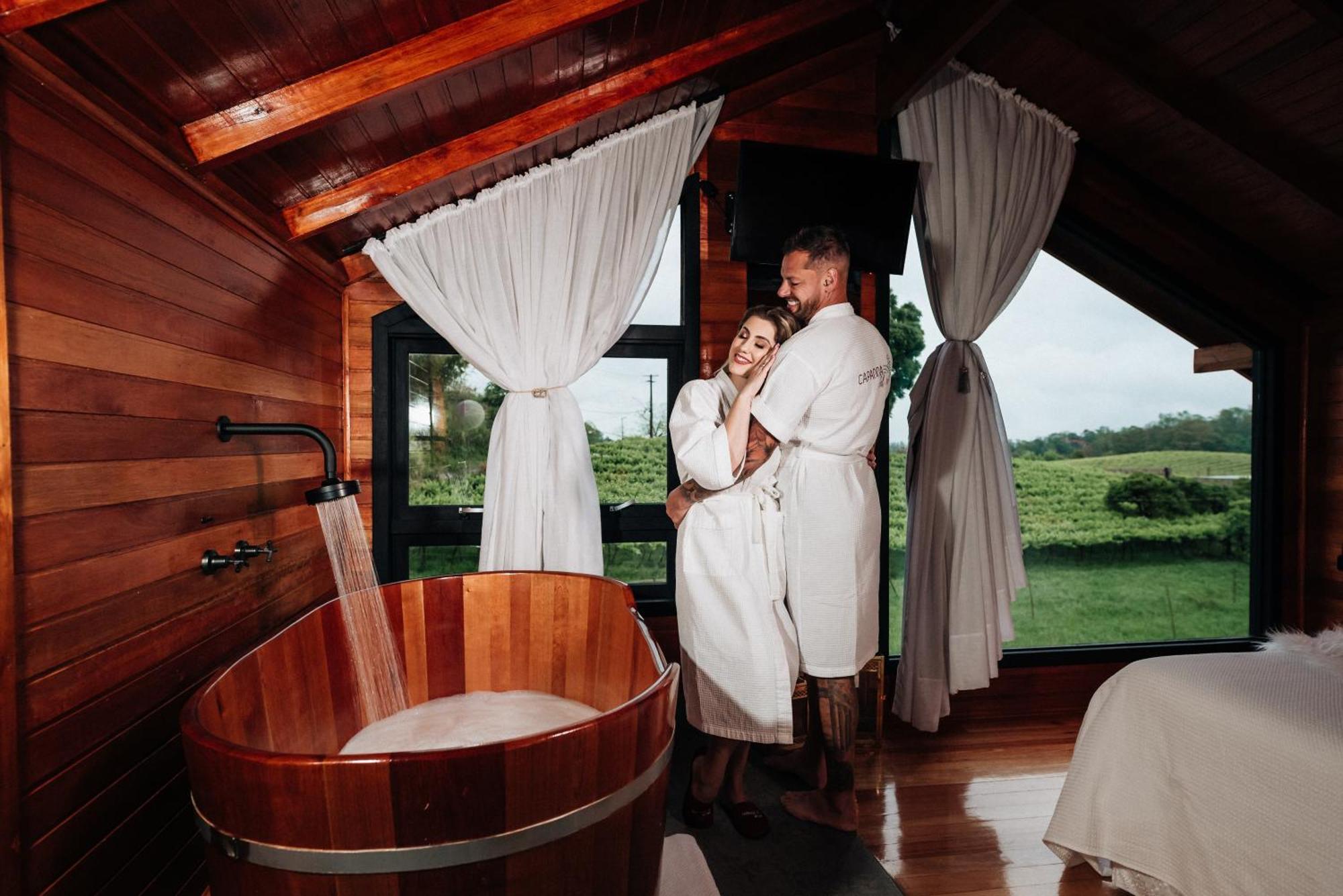 Capanna Del Vale - Um Refugio No Vale Dos Vinhedos Com Experiencia Exclusiva De Degustacao Na Vinicola Dom Candido Бенту-Гонсалвіс Екстер'єр фото
